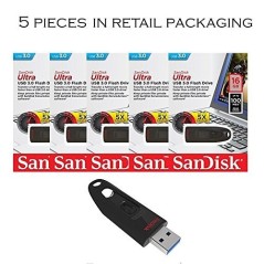 SanDisk Ultra 16GB USB 3.0 USB stick Sort
